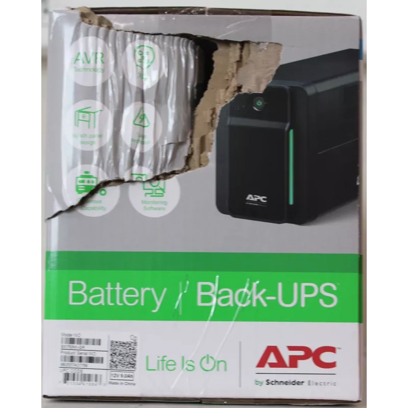 Nepertraukiamo maitinimo šaltinis Schneider Electric APC Back-UPS BX750MI-GR – 750 VA, 410 W, linijinis-interaktyvus, su įmontuota baterija