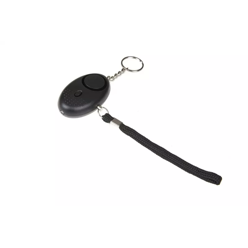 Asmeninis signalinis prietaisas GUARD YC-003-BL — 120 dB, LED žibintuvėlis, LR41 baterijos, nešiojamas saugos įrenginys