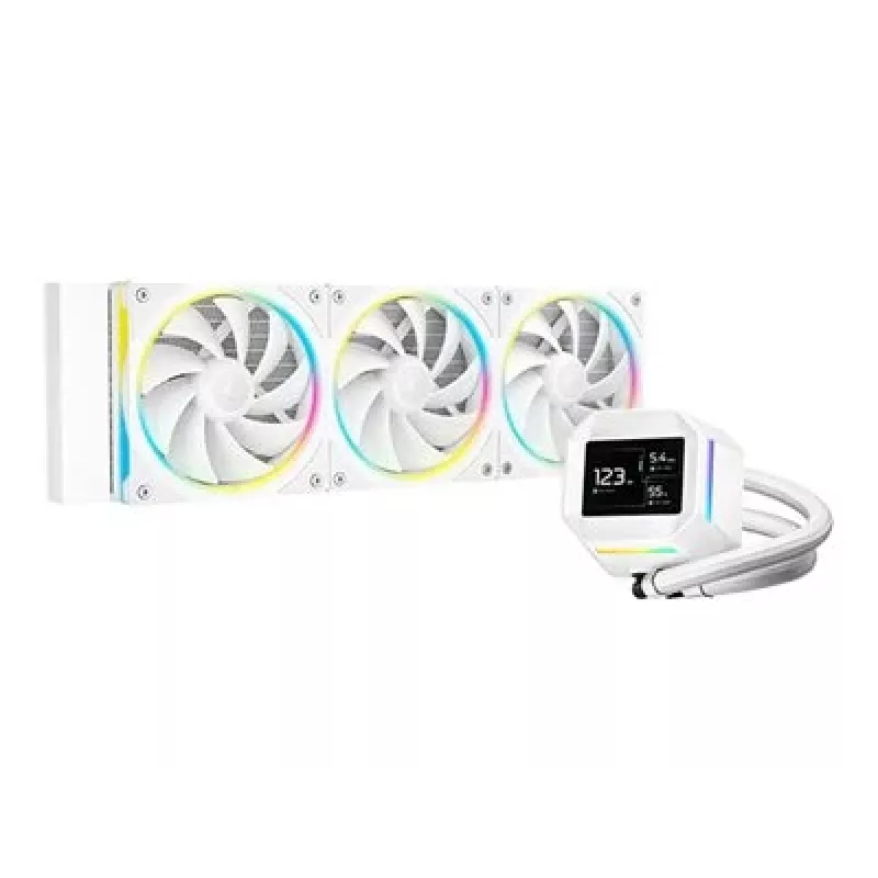 DeepCool LM360 WH skysčio aušinimo komplektas procesoriui 12 cm Baltas 1 vnt.