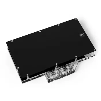 Alphacool 13463 galinė plokštė akrilas aliuminis juoda 145,2 mm