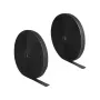 DeLOCK Heavy-duty lipnusis ir siuvamasis lipdukas 25 m x 25 mm juodas