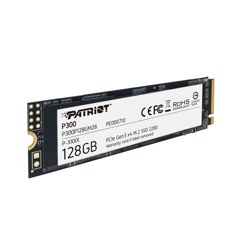 Patriot Memory P300P128GM28 vidinis kietasis diskas M.2 128 GB PCI Express NVMe