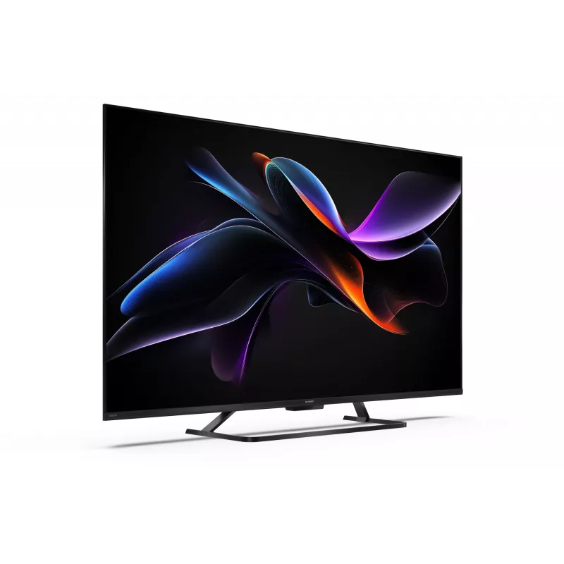 Sharp 55HR7265E 55 colių 4K UHD LED Smart TV su Google TV, juodos spalvos, energijos klasė F