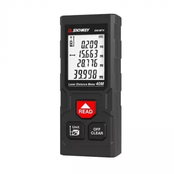 Lazerinis atstumo matuoklis SNDWAY SW-MT4, 40 m