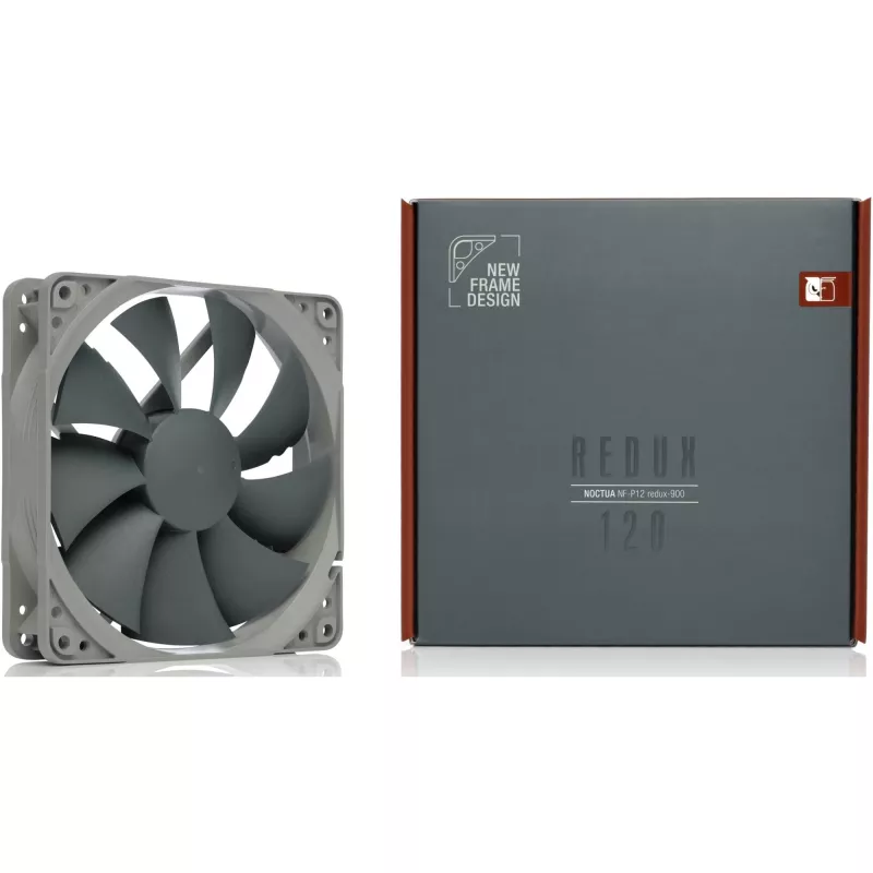 Noctua ventiliatorius NF-P12 REDUX-900 — 120×25 mm, 900 RPM, 12V, 92,3 m³/h, 19,8 dB