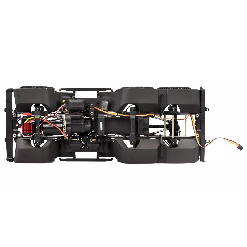 Amewi 22558 AMXRock RCX10.3P RC visureigis 6x6 pikapas, 14+, pilkas