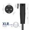 Akyga AK-EV-03 elektrinių dviračių ir paspirtukų įkroviklis 36 V akumuliatoriams, 42 V / 2 A, 84 W, XLR 3 kontaktų kištukas, 1 m