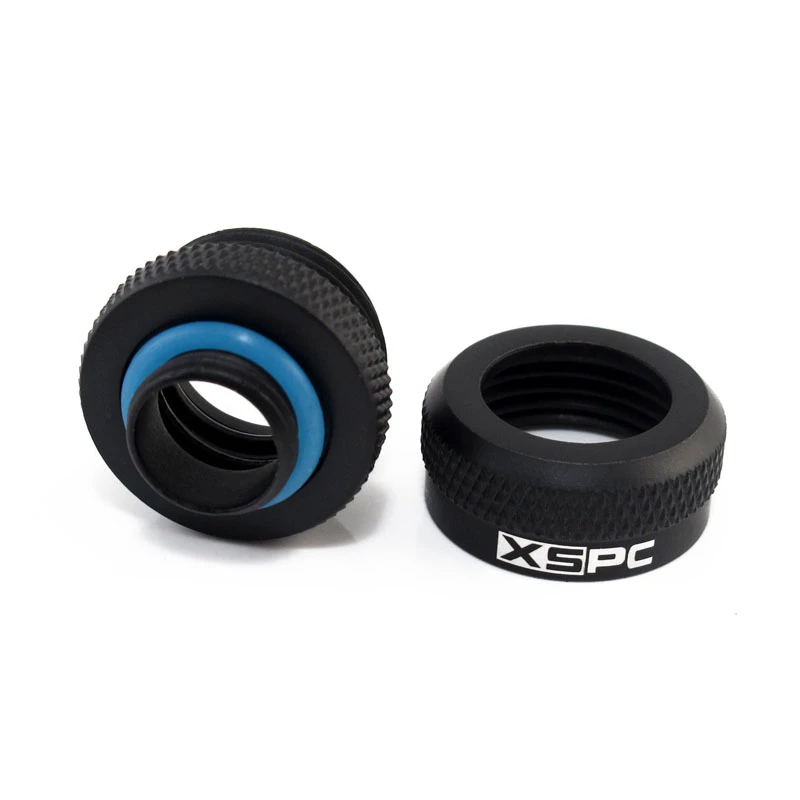XSPC jungtis G1/4 į 14 mm kietą vamzdelį, juoda matinė - 8 vnt.