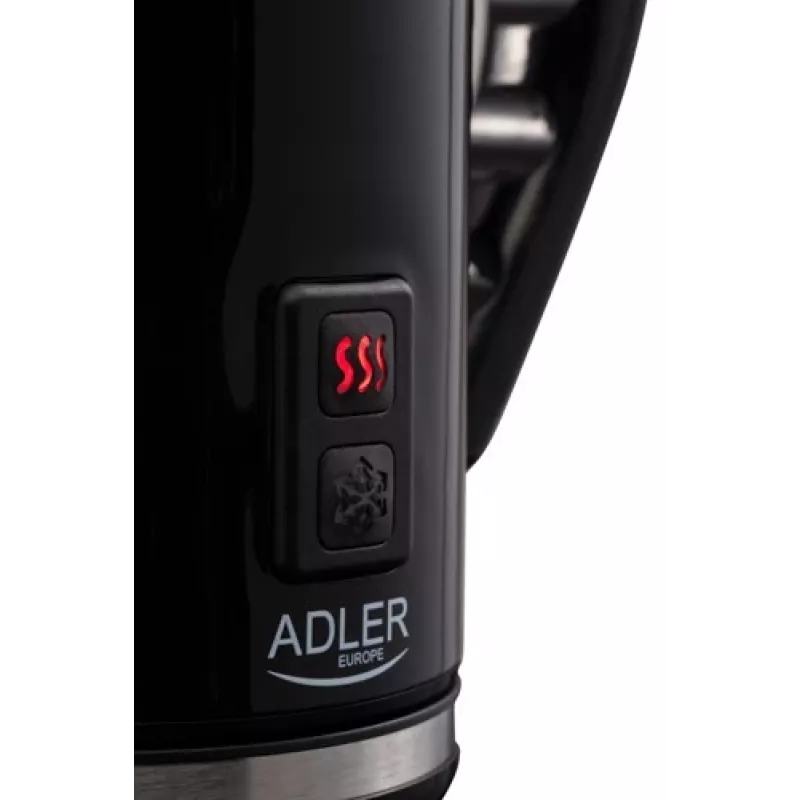 Pieno putotojas/šildytuvas Adler AD 4478 – nerūdijančio plieno dubuo, 240 ml, 500 W, karštas ir šaltas