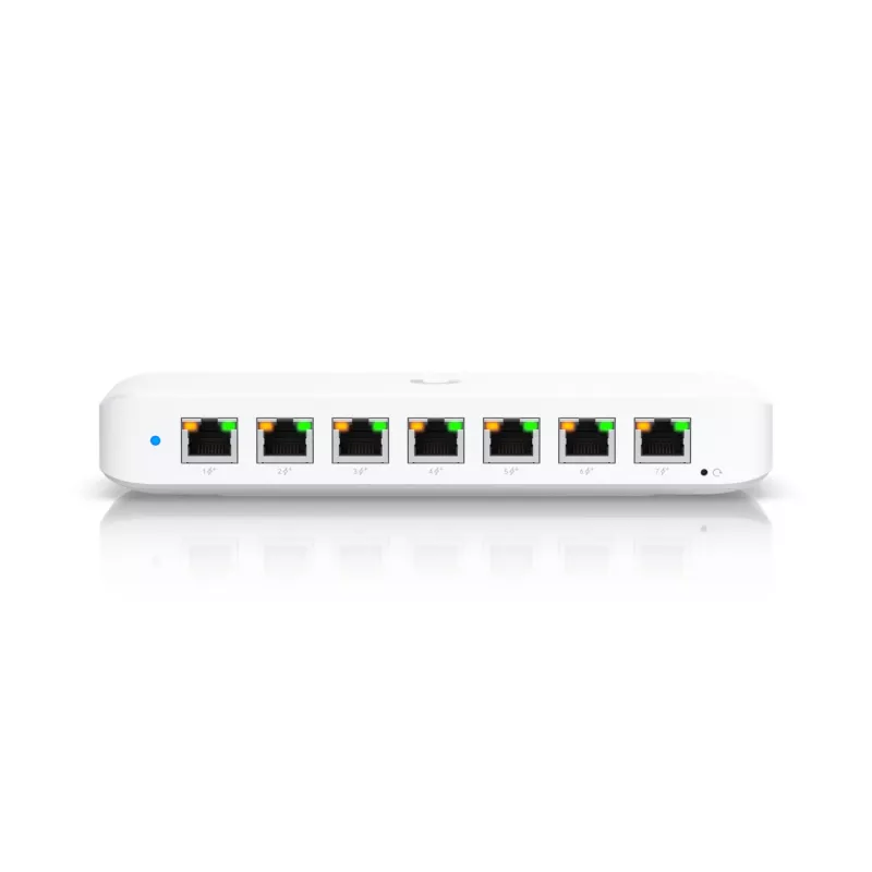Ubiquiti Ultra 210W valdomas L2 gigabaitinis eterneto jungiklis su PoE, baltas