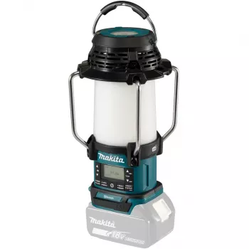 Nešiojamas radijas Makita DMR056 analoginis ir skaitmeninis juodas, mėlynas