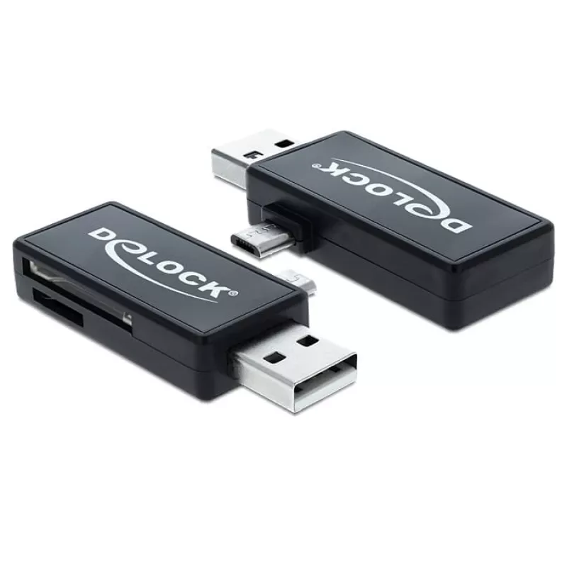Kortelių skaitytuvas DeLOCK 91731 USB 2.0 juodas