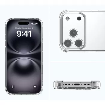 4smarts Hybrid Case Ibiza, dėklas Apple iPhone 17 Pro, suderinamas su MagSafe
