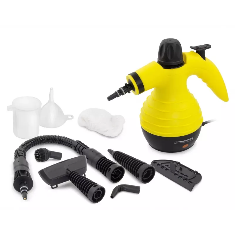 Rankinis garinis valytuvas ESPERANZA EHS001 — 0,35 l, 900 W, 3 bar, 115 °C, 40 g/min