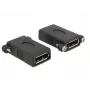 DeLOCK DisplayPort 1.1 adapteris moteriškas-moteriškas, juodas