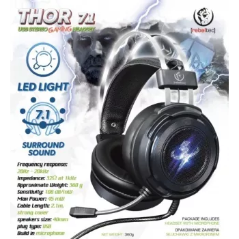 Stereo ausinės Rebeltec THOR RBLSLU00042