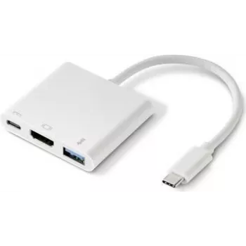 Renkforce RF-4366444 USB 3.2 Gen 1 (3.1 Gen 1) Type-C šakotuvas baltas (RF-4366444)