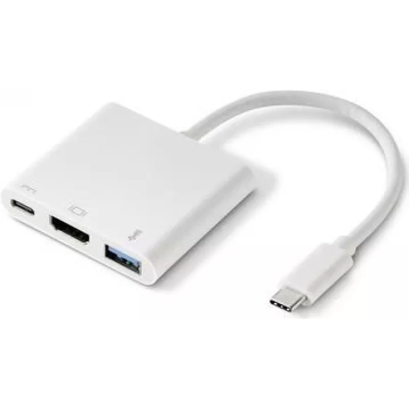 Renkforce RF-4366444 USB 3.2 Gen 1 (3.1 Gen 1) Type-C šakotuvas baltas (RF-4366444)