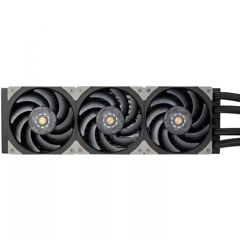 Radiatorius SILVERSTONE SST-XE360PDD 360 mm vandens aušinimui, juodas/sidabrinis