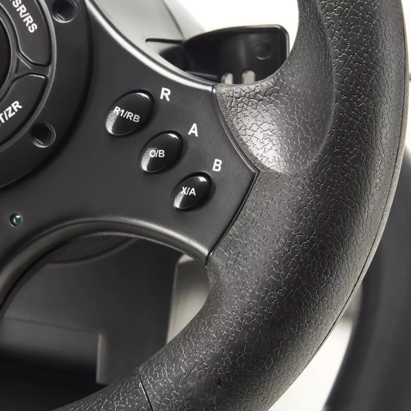 Vairas su pedalais Subsonic SA5426-NG juodas USB 180° sukimas