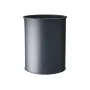 Šiukšliadėžė Durable 330158 15 L apvali metalinė antracito