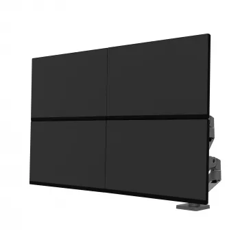 Ergotron LX Pro tvirtinimo rinkinys (dviguba ranka) - modulinis - 2 LCD ekranams - greta - aliuminis - tamsiai pilka - iki 68,6 cm (iki 27 colių) (45-686-293)
