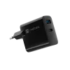 Įkroviklis NATEC NUC-2145, 65W, USB-C PD 3.0 + QC 3.0, 2x USB, 110–240V, juodas