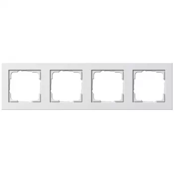 Gira E2 White – dengiamoji plokštelė, besraigtė, termoplastikas, 80,8×294,7×9,3 mm