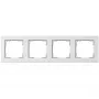 Gira E2 White – dengiamoji plokštelė, besraigtė, termoplastikas, 80,8×294,7×9,3 mm