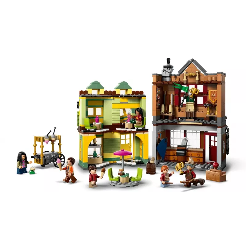 LEGO Harry Potter 76452 „Quidditch“ reikmenų ledų kavinės mini statinys, 795 dalių, 6 minifigūrėlės, nuo 8 metų