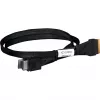 Vidinis SAS kabelis RAIDSONIC MB206L-B plonas 50 cm SAS 8i į OCuLink 4i