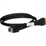 ICY DOCK MB206L-B kabelis SlimSAS 8i į 2x OCuLink 4i, 50 cm