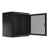 Sieninis stovo korpusas Lanberg WF01-6412-23B 12U Juodas IP20