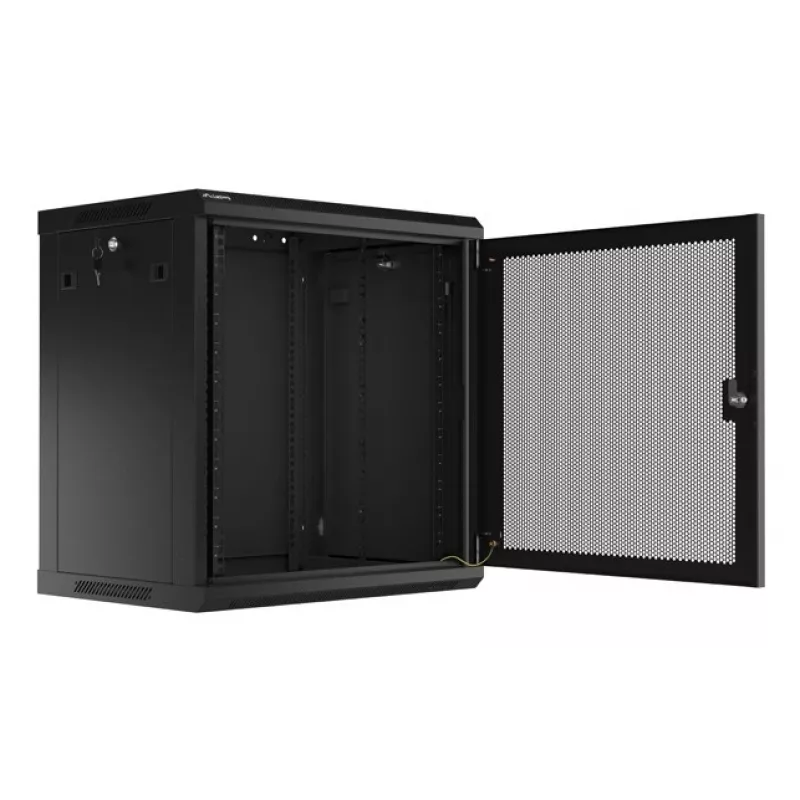 Sieninis stovo korpusas Lanberg WF01-6412-23B 12U Juodas IP20