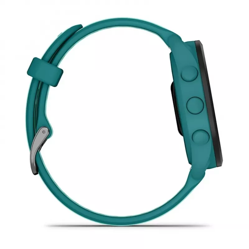 Išmanusis laikrodis GARMIN Forerunner 165 Music — 43 mm polimerinis korpusas, 1,2 colio AMOLED, 4 GB, GPS/GLONASS/Galileo, 5 ATM