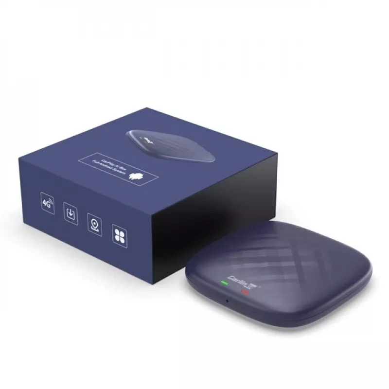 CARLINKIT belaidis AI dėžutė su Android 13 - 8GB+128GB originaliems automobilio radijo imtuvams su CarPlay mėlyna