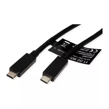USB-C laidas ROLINE 11.02.9057 USB 3.2 Gen 2 1m juodas