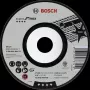 Bosch 2608602489 nukreipiamasis šlifavimo diskas nerūdijančiam plienui, 150 mm