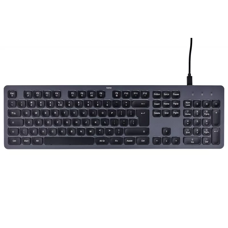 Laidinė klaviatūra HAMA CK-400 juoda-pilka