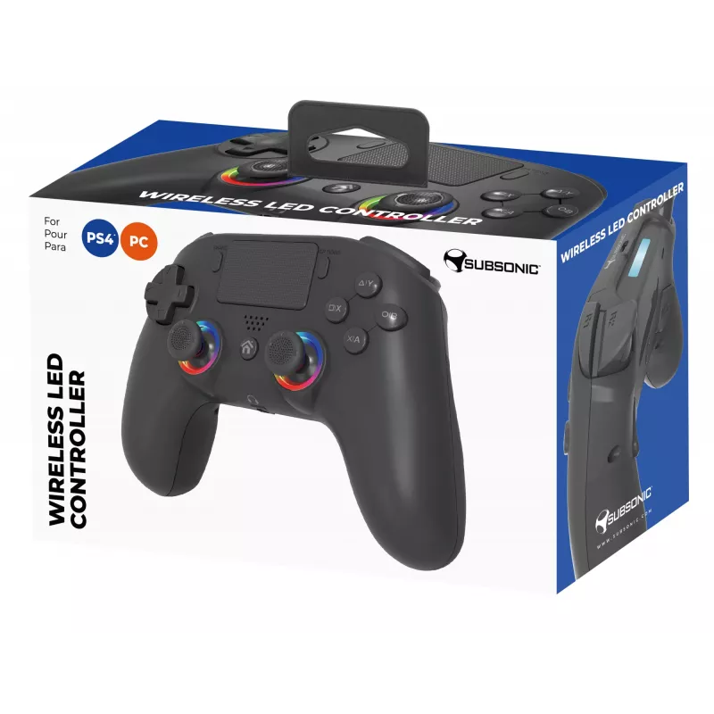 Belaidis žaidimų pultas Subsonic 147449 juodas RF PC PlayStation 4