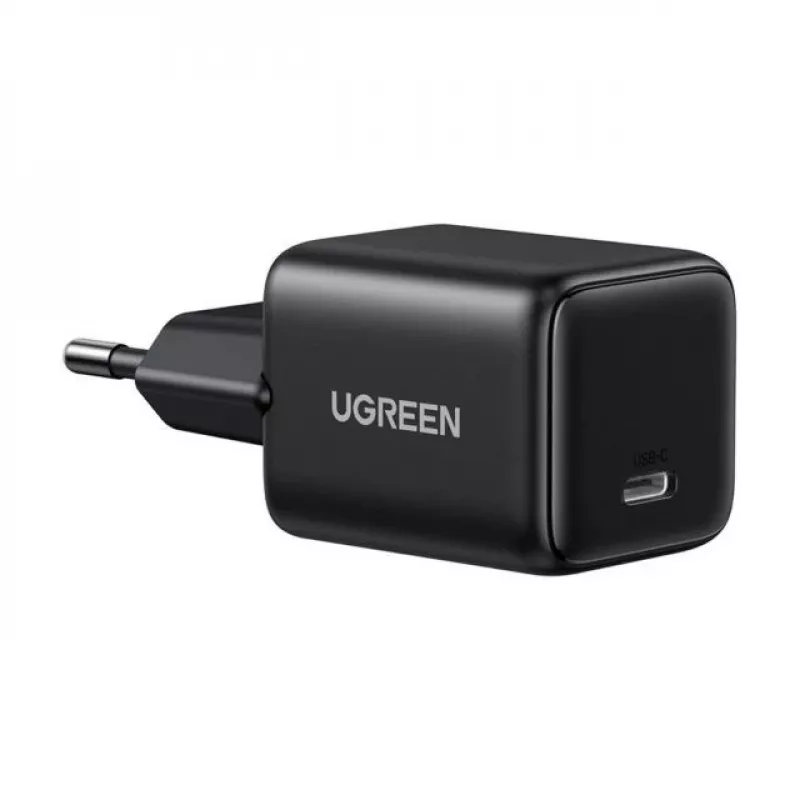 UGREEN X512 20W GAN 1X USB-C sieninis įkroviklis - juodas