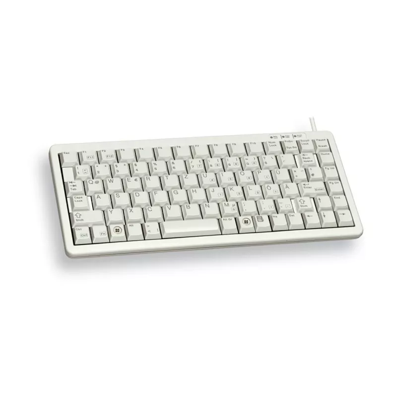CHERRY G84-4100 klaviatūra kompaktiška USB QWERTY JAV anglų pilka
