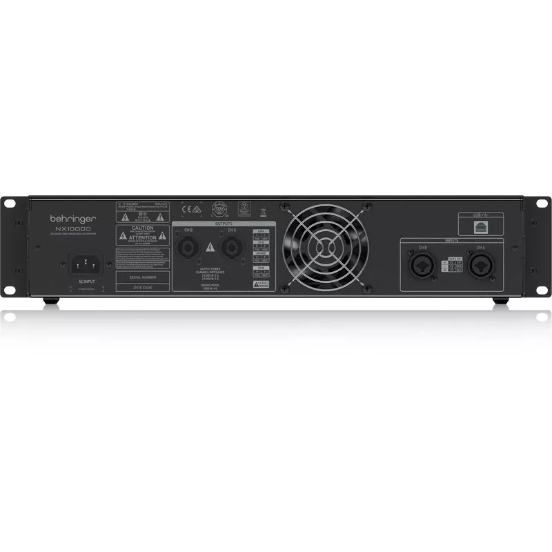 Behringer NX1000D garso stiprintuvas Performance/scena Juoda