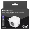 QOLTEC 52548 ilginimo lizdas su 3×AC kištukiniais lizdais ir USB prievadu