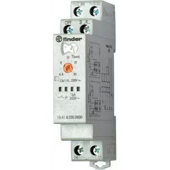 Finder Impulsinė Relė 13.61.8.230.0000 230 V/AC 1 Paprastai Atviras Kontaktas 16 A 230 V/AC (13.61.8.230.0000)