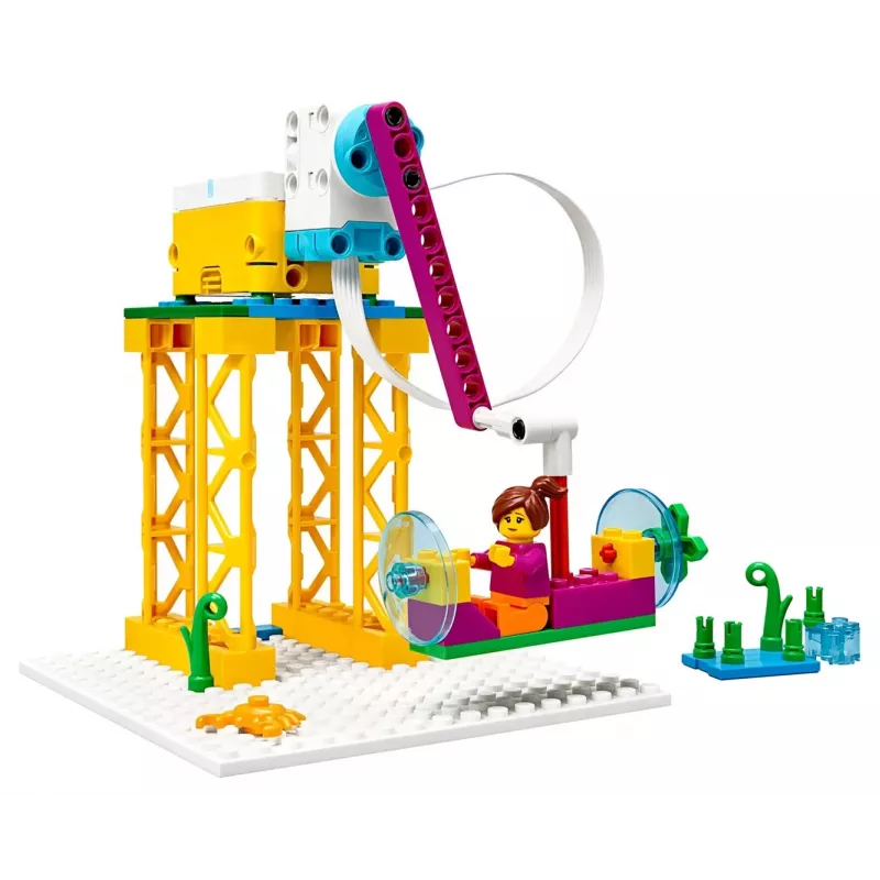 LEGO Education SPIKE Essential Set A+ 45345 – edukacinis robotikos ir kodavimo rinkinys, 449 elementai, nuo 6 metų