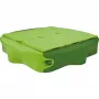 Smėlio dėžė Simba‑Dickie BIG 800056733, plastikinė, 1380×1380 mm, įmontuoti suoleliai, žalia
