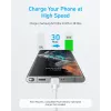 Anker Innovations 322 USB-C į USB-C laidas, nailoninis, 0,9 m, 60 W, baltas - Laidas, skaitmeninis/duomenų (A81F5G21)