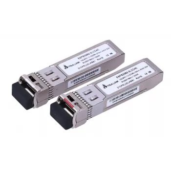 Extralink SFP+ 10G WDM modulis 10 Gbps 1270/1330 nm vienmodis 40 km LC DOM pora
