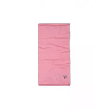 Vaikiška daugiafunkcinė Buff bandana iš merino vilnos – šviesiai rožinė, besiūlė, lengva